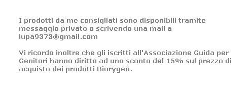 prodotti disponibili via mail