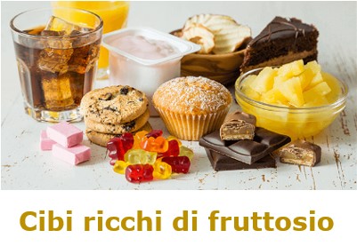 fruttosio nei cibi