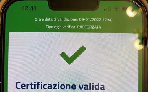 green pass rafforzato e sanzioni